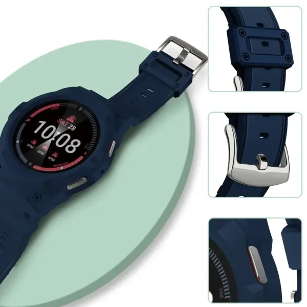 Silicone Strap and PC Case for Samsung Galaxy Watch 7/6 - Image 4