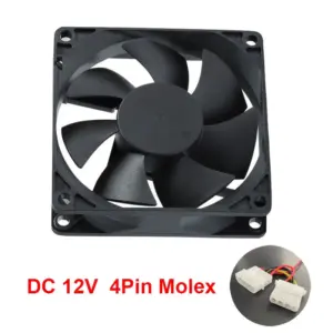8025 8cm PC Cooling Fan 12V Silent 14 Scf9759e2a94e405cb4f32578b39392b3E