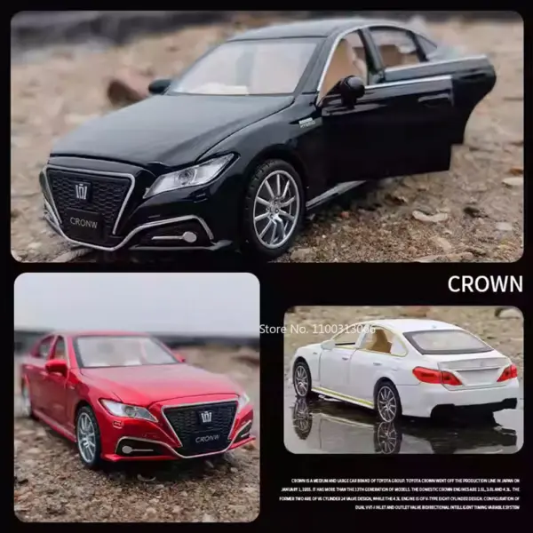 1:32 Crown GR86 Alloy Car Model with Lights - Image 6