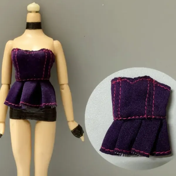 Doll Clothes Fur Top Coat for 11.5-inch Dolls - Image 2