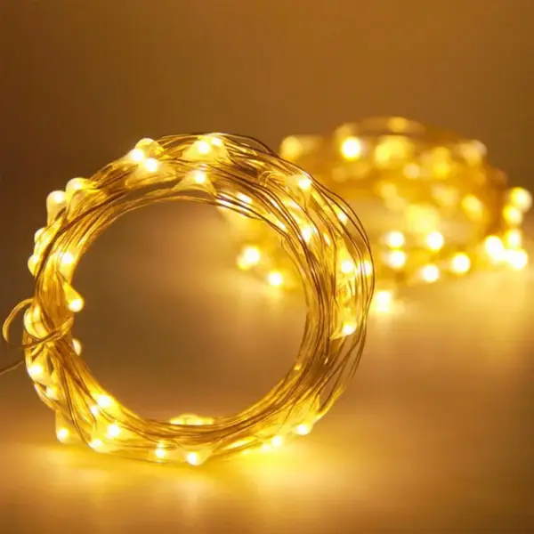 Copper Wire LED String Lights 5M for Festive Decor - Image 6