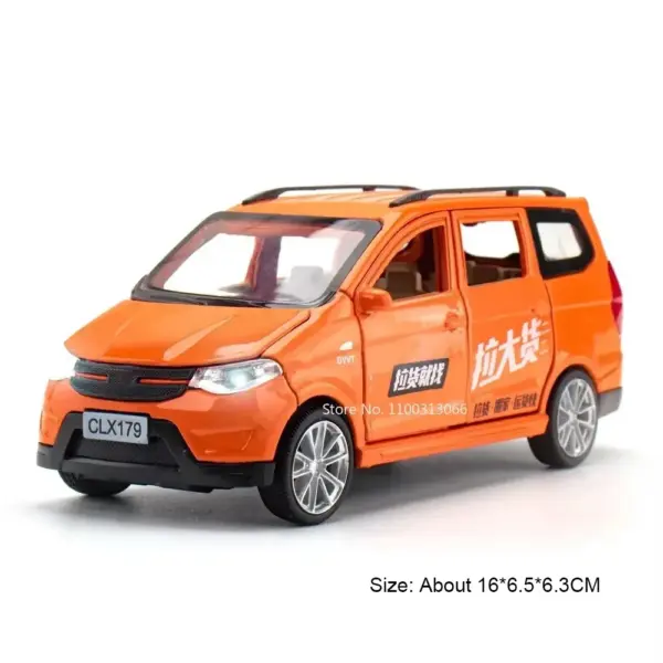 1:32 WULING Van Truck Model Alloy Toy for Collectors - Image 9