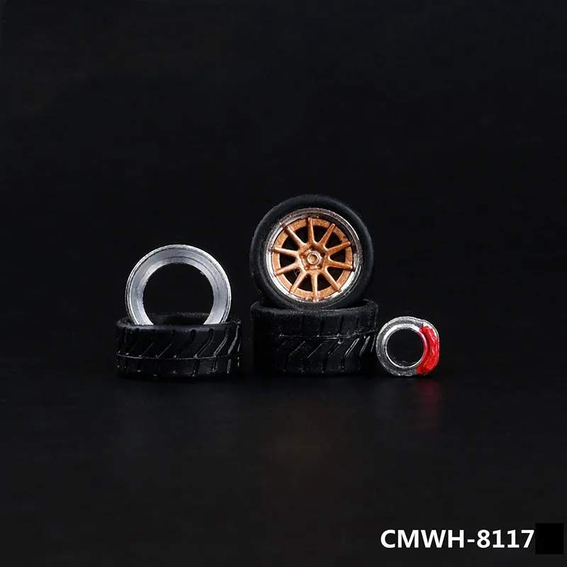 1/64 Alloy Wheel & Tire Set for Model Cars 22 1/64 Alloy Wheel & Tire Set for Model Cars - Image 22