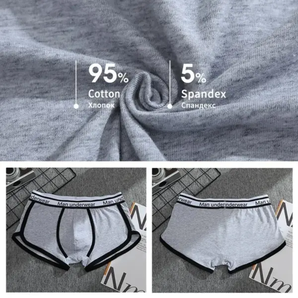 Men's Cotton Boxer Shorts Set, 4-Pack S-XL - Image 4