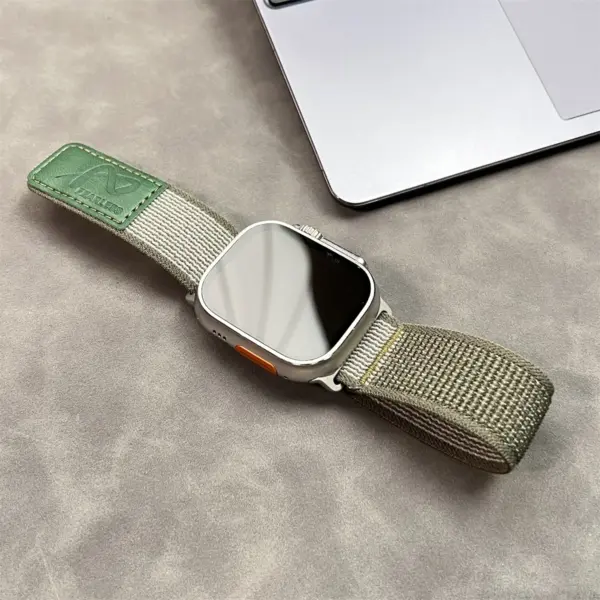 Nylon Leather Strap for Apple Watch Series 10/9/8/7/6/5 - Image 11