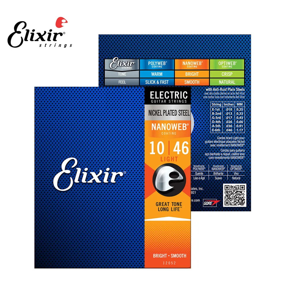 12-Pack Elixir NANOWEB Guitar Strings for Acoustic/Electric 23 12-Pack Elixir NANOWEB Guitar Strings for Acoustic/Electric - Image 23