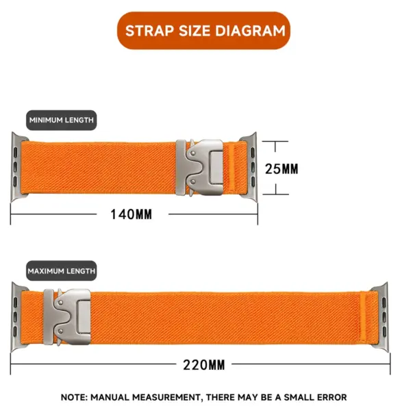 Trail Loop Nylon Strap for Apple Watch Ultra 2 49mm - Image 3