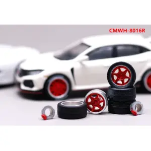 CM Model 1/64 Alloy Wheel & Tire Set for Model Cars 63 Sd125898046824c72a994549507ad651cS 4