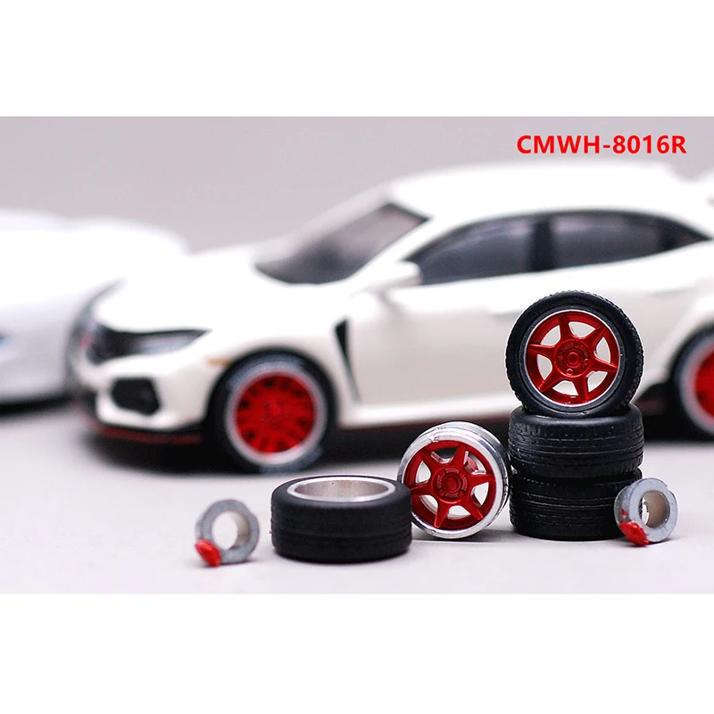 1/64 Alloy Wheel & Tire Set for Model Cars 26 1/64 Alloy Wheel & Tire Set for Model Cars - Image 26
