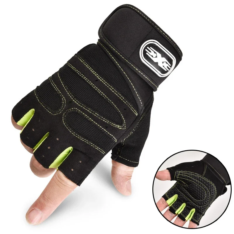 Men's Unisex Breathable Cycling Gloves Model: Fitness Half Finger Gloves 10 Men's Unisex Breathable Cycling Gloves Model: Fitness Half Finger Gloves - Image 10