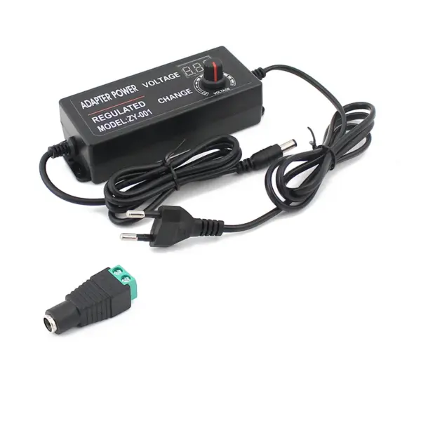 Adjustable 12V Power Supply with LED Display for Electronics - Image 14