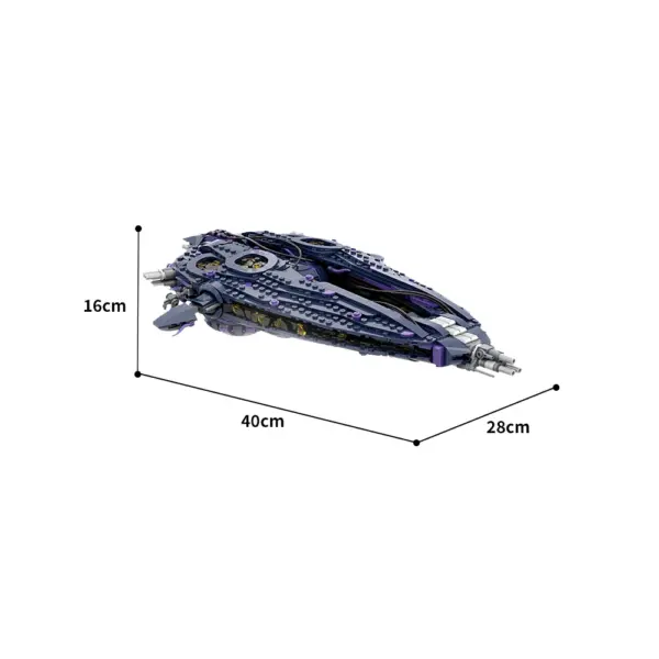 Gobricks Stargate Wraith Hive Ship Building Blocks - Image 4