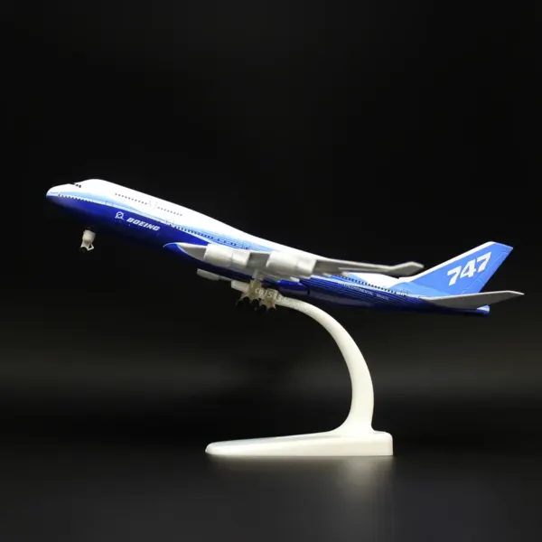 8 Inch Diecast Boeing 747 Airplane Model - Image 4