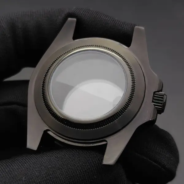GMT 40.5MM Bidirectional Sapphire Watch Case for NH34 NH35 - Image 3