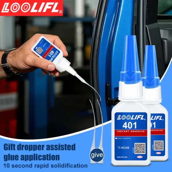 LOOLIFL 401 Super Glue - 20ml Fast-Drying Adhesive - Image 3