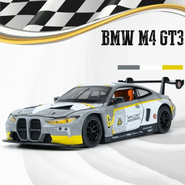 BMW M4 GT3 1:24 Alloy Diecast Car - Image 11