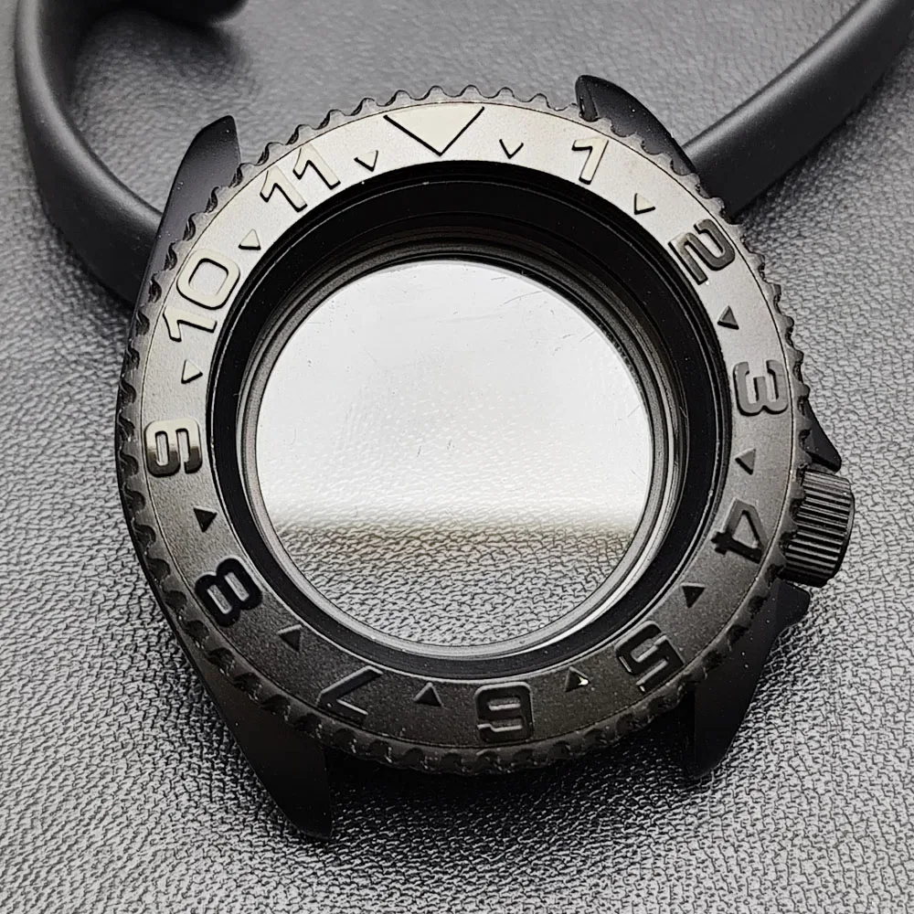 42mm Black Matte Watch Case for NH35 Movement 120 42mm Black Matte Watch Case for NH35 Movement - Image 120
