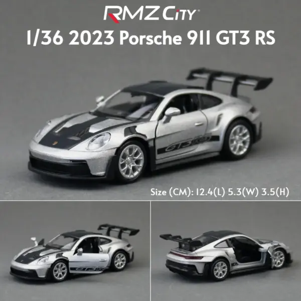 Diecast Porsche 911 GT3 1/36 Model Car - Image 9