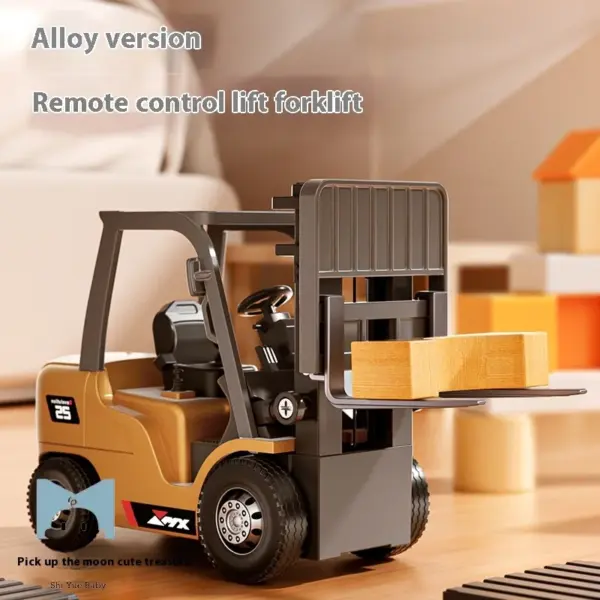 1/64 Scale Remote-Controlled Alloy Forklift Model - Image 3