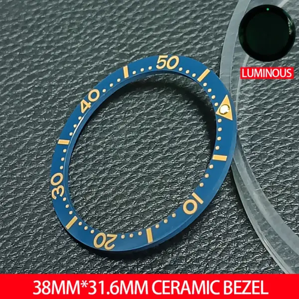 38mm Ceramic Bezel Insert for Dwayne Campbell Watch - Image 17