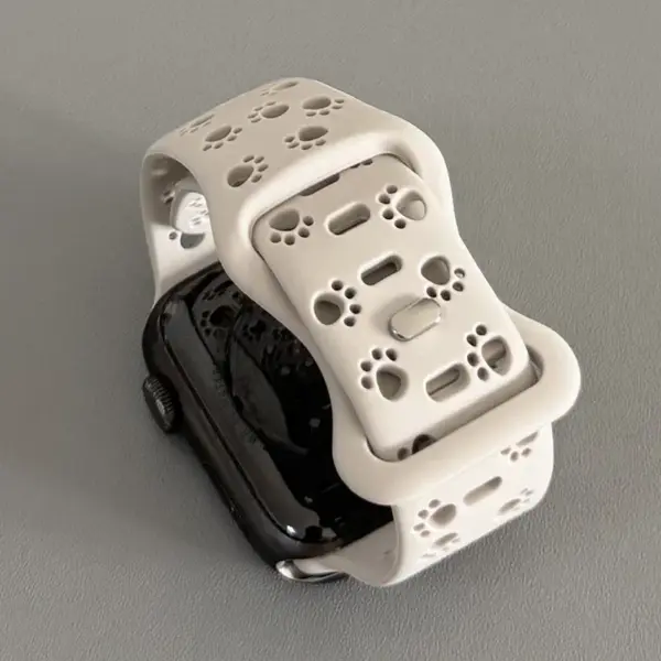 Silicone Watch Strap for Apple Watch Series 9-4 - Image 5