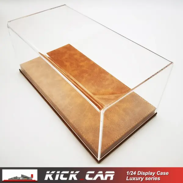 1/24 Model Car Display Case with Leather Base - Image 20