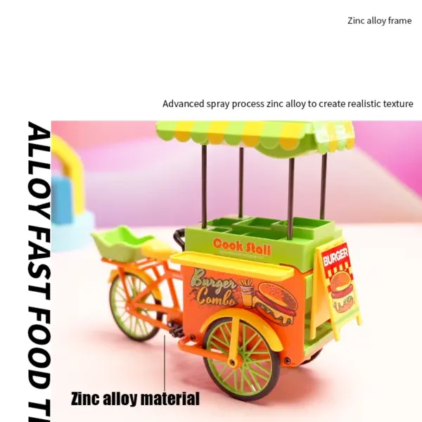 1:10 Scale Diecast Food Truck Model Car - Image 4