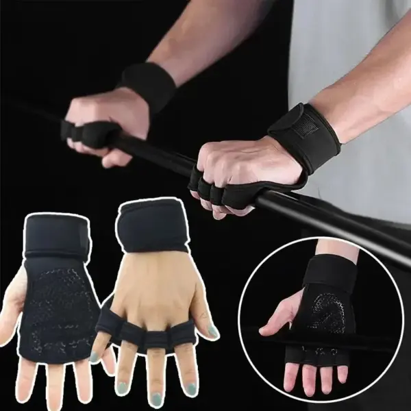 Unisex Half Finger Weightlifting Gloves for Gym - Image 4