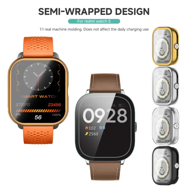 Redmi Watch 5 TPU Full Cover Case - Image 3