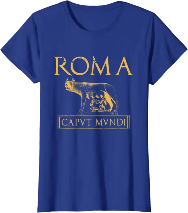 Roma Caput Mundi Ancient Rome T-Shirt for Men - Image 4