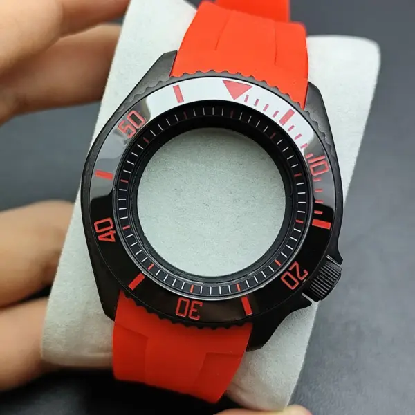 42mm NH35 Stainless Steel Watch Case with Sapphire Glass - Image 49