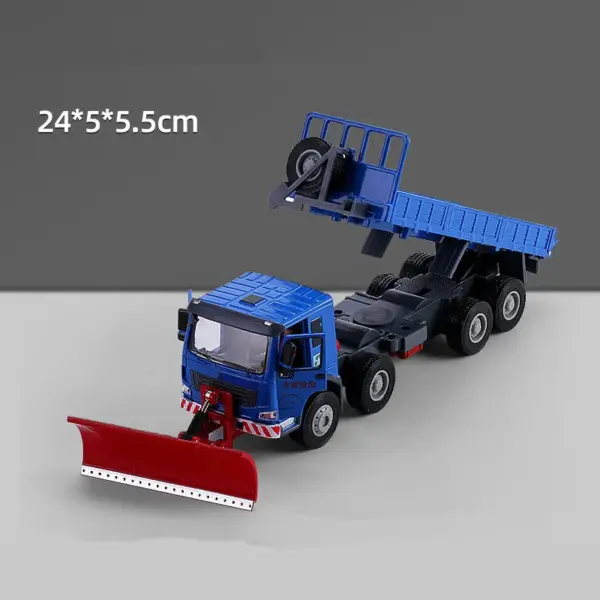 1:50 Alloy Snow Shovel Construction Vehicle Model - Image 3