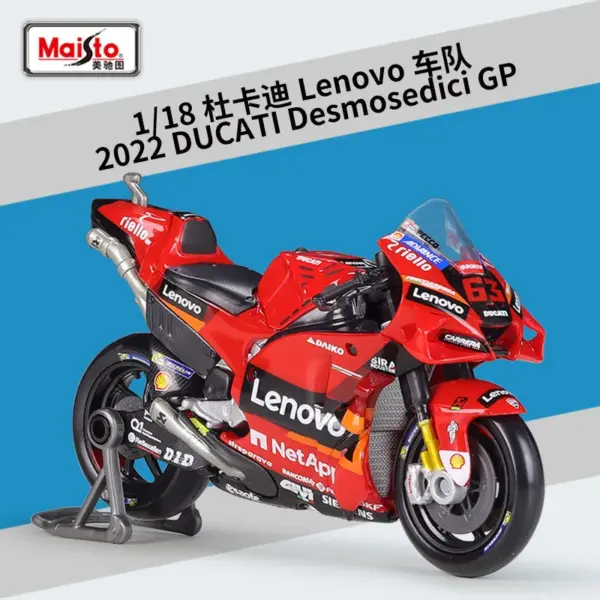Maisto Ducati GP 1:18 Diecast Model Toy - Image 7