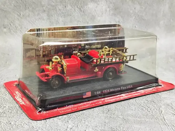 Vintage 1924 Ahrens Fox Fire Truck Model - Image 6