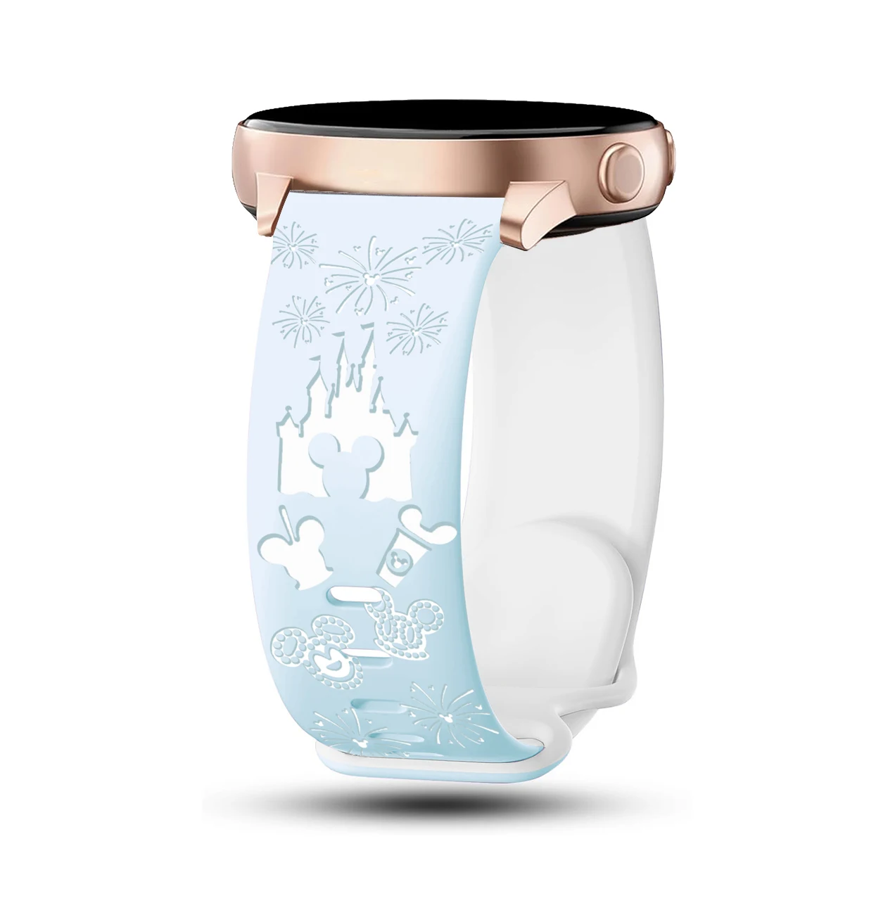 20mm Silicone Floral Engraved Watch Band for Samsung Galaxy Watch 7 18 20mm Silicone Floral Engraved Watch Band for Samsung Galaxy Watch 7 - Image 18