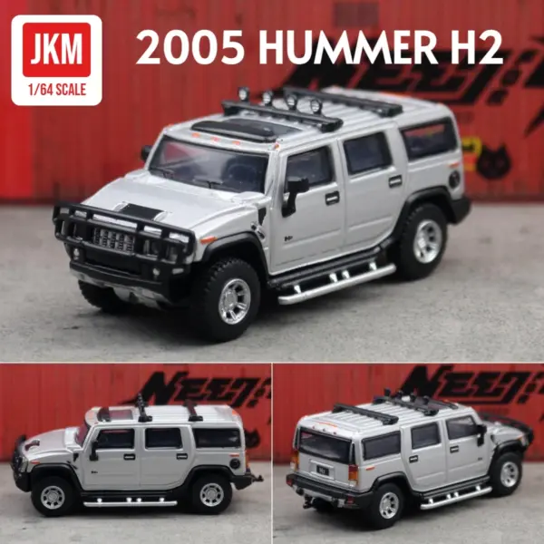 1/64 Hummer H2 SUV Diecast Model Toy Car - Image 7