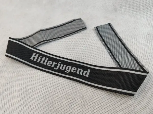 German WW2 Hitlerjugend Cuff Title Repro 2024 - Image 2