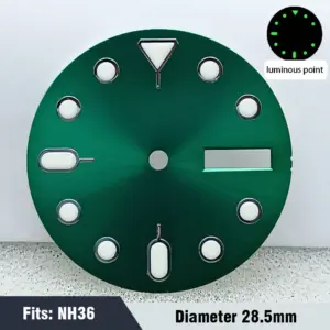 Men's Watch Dial NH35Nh36 Luminous Sterile Model 247 Sd35097bb24104ab49375b9c392974730X