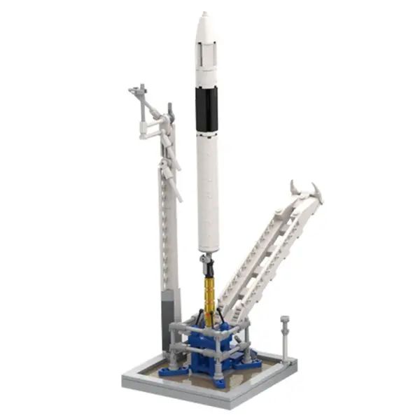 Saturn V SpaceX Falcon 1 Building Blocks Set for Adults - Image 3