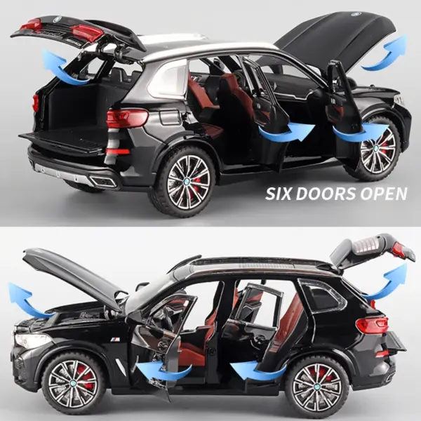 1:24 BMW X5 Alloy Model Car Collectible Toy - Image 4