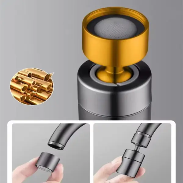 Kitchen Faucet Waterfall 360° Swivel Nozzle - Image 6