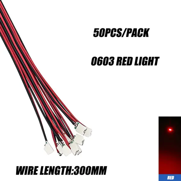 Micro LED SMD 0402 0603 with Wired Wires 50pcs - Image 8