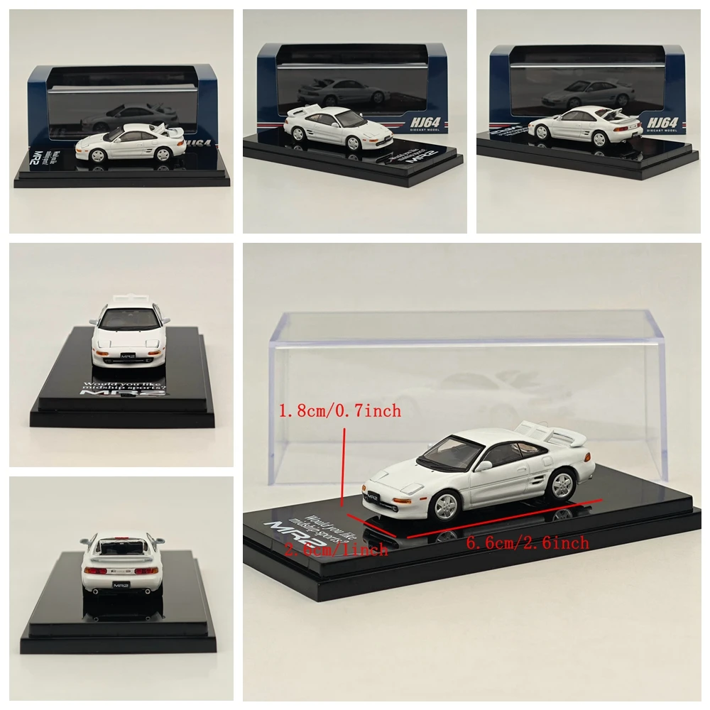 Diecast 1/64 MR2 SW20 GT-S 1993 Model Car 4 Diecast 1/64 MR2 SW20 GT-S 1993 Model Car - Image 4