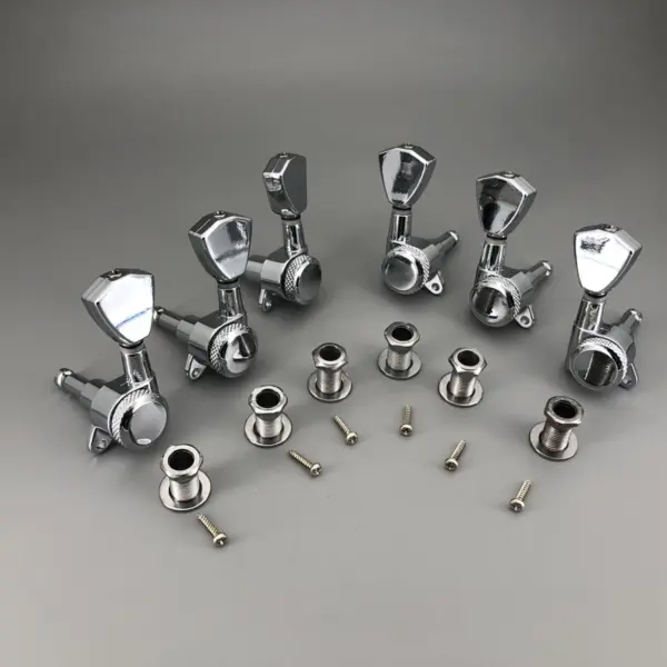 Locking Chrome Guitar Tuning Pegs for Buckethead Style - Image 6