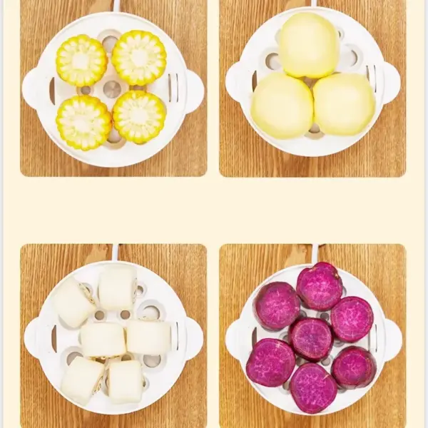 2025 Mini Double-Layer Multi-Functional Egg and Corn Steamer - Image 2