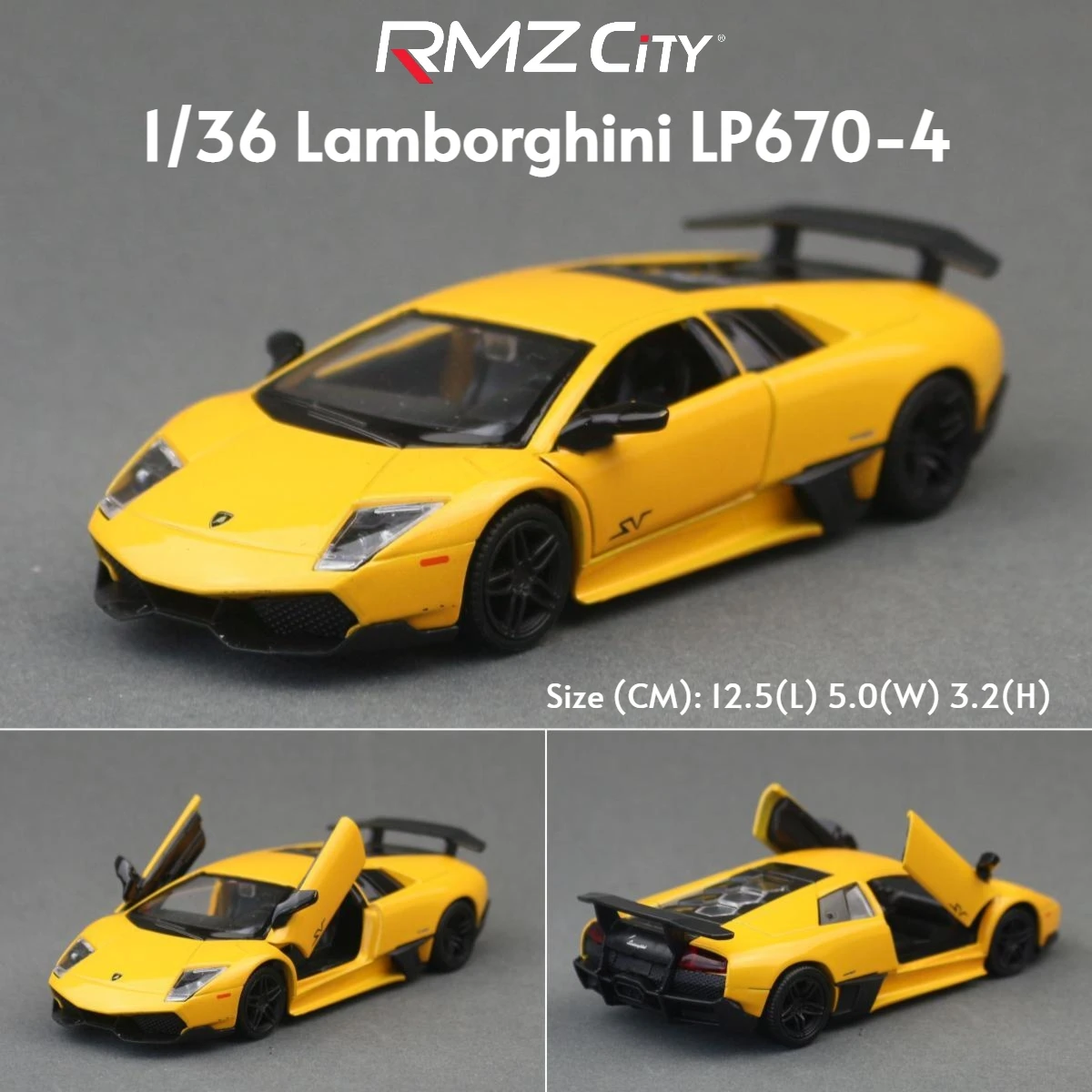1/36 Lamborghini Super Sport Diecast Model Toy 21 1/36 Lamborghini Super Sport Diecast Model Toy - Image 21