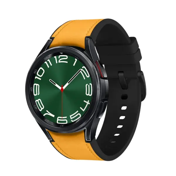 Leather and Silicone Band for Samsung Galaxy Watch 4/5/6/7 Series - Image 18