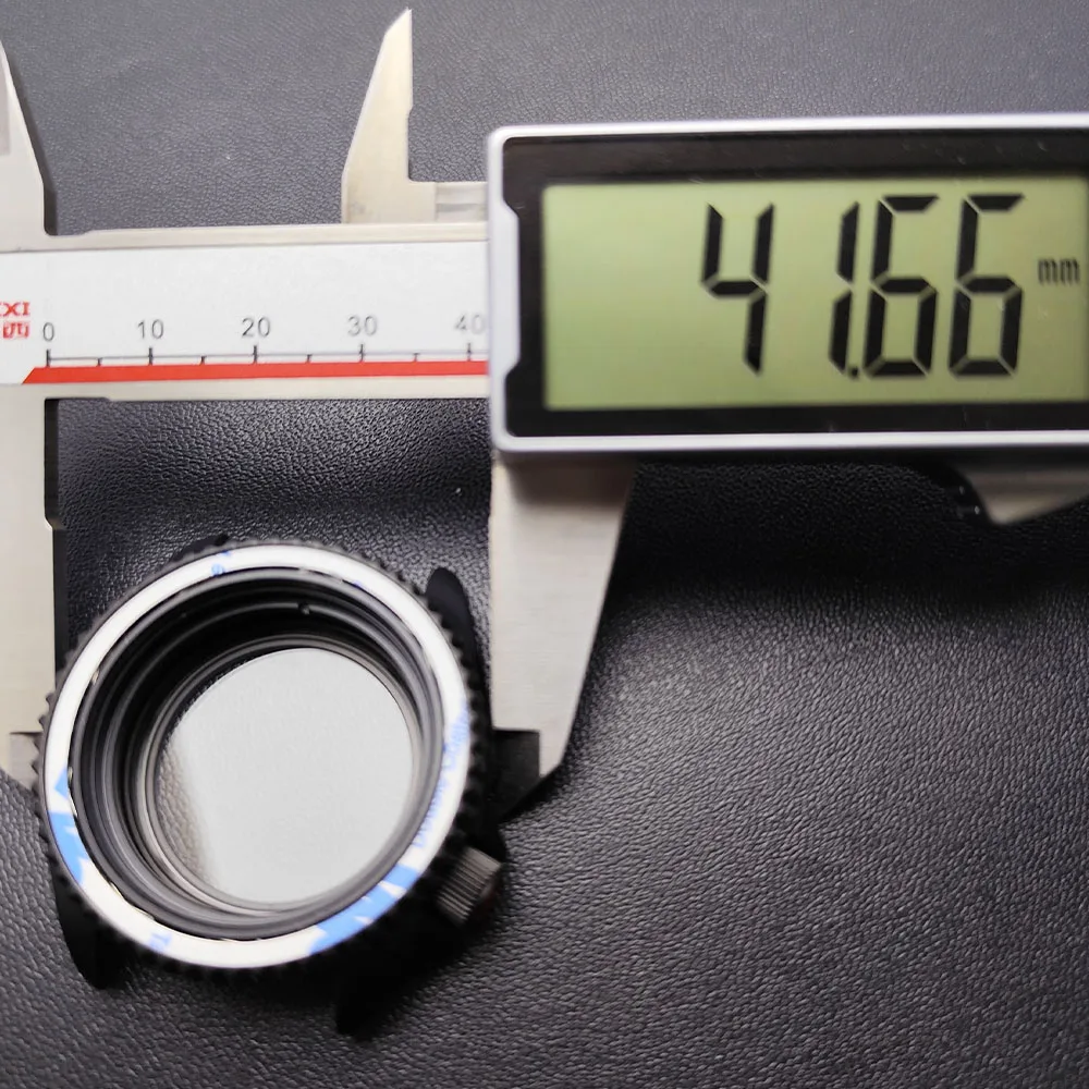 42mm Black Matte Watch Case for NH35 Movement 5 42mm Black Matte Watch Case for NH35 Movement - Image 5