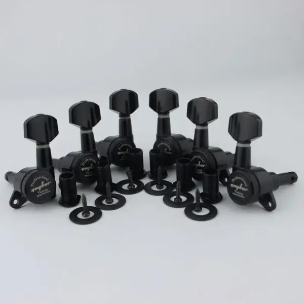 Guyker 1:18 Locking Guitar Tuners Black - Image 6