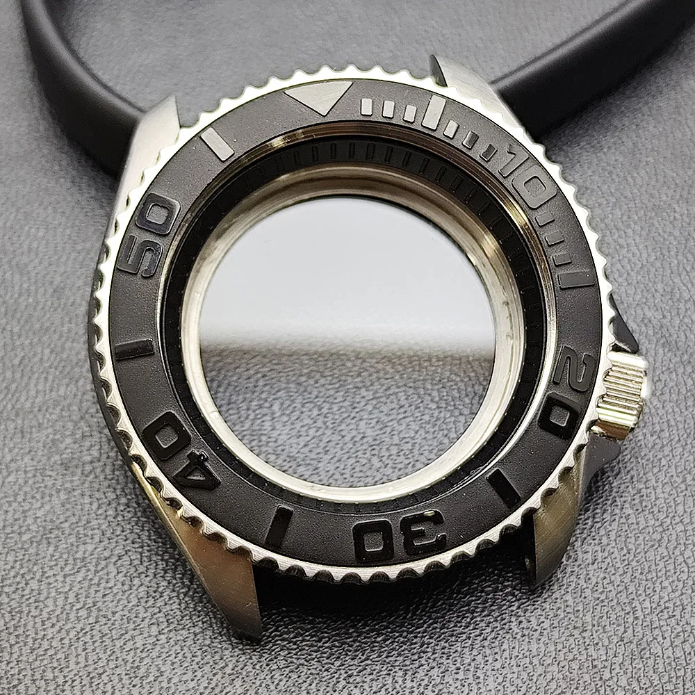 42mm Black Matte Watch Case for NH35 Movement 12 42mm Black Matte Watch Case for NH35 Movement - Image 12